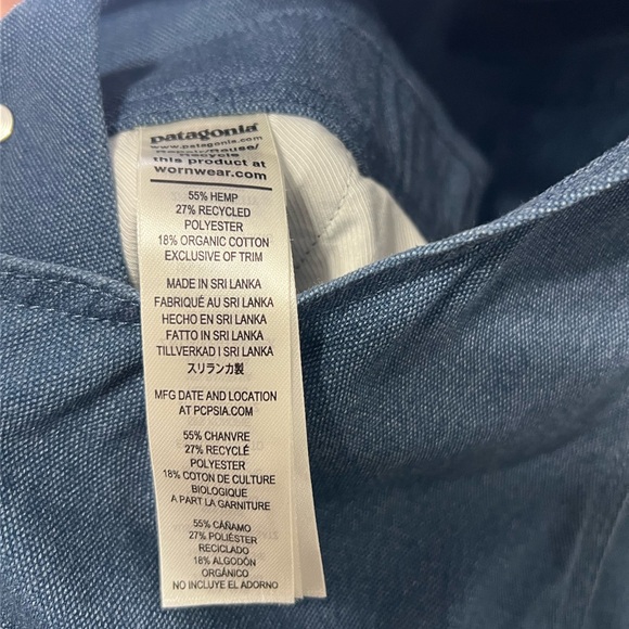 Patagonia Women's All Seasons Hemp Canvas Bib Overalls - Picture 6 of 9